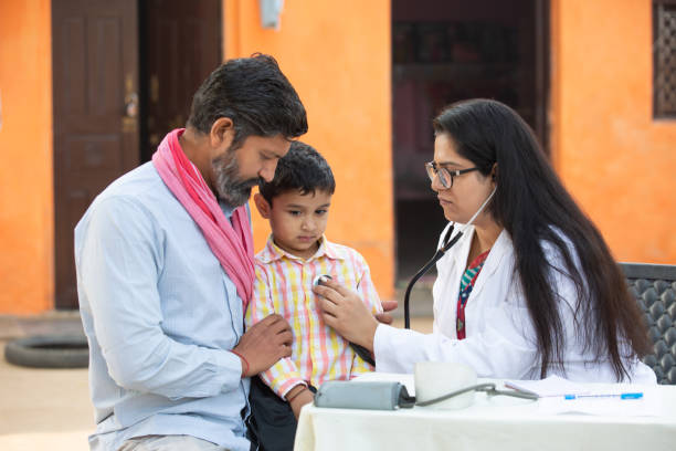 Health Camp in Rural Village